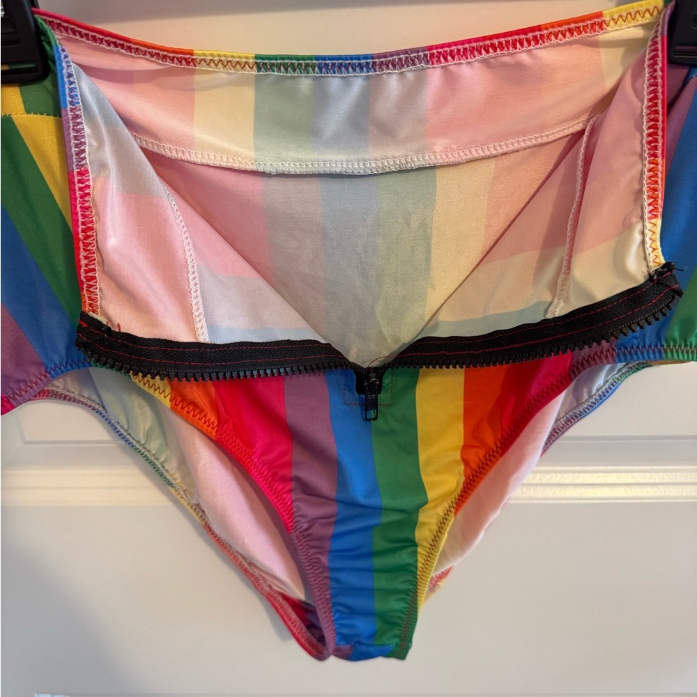 Colorful Striped Two-Piece Set - Picture 3 of 3
